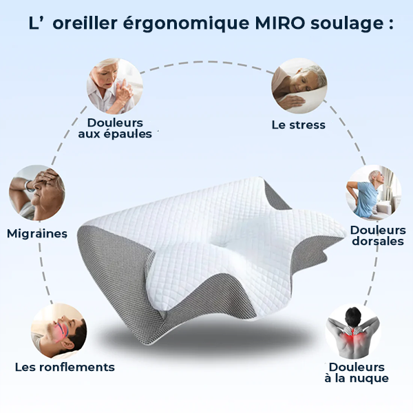 Oreiller Ergonomique Cervicales Miro