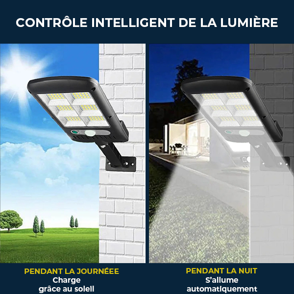 Lumen Pro - Lampe Solaire à Détection de Mouvement