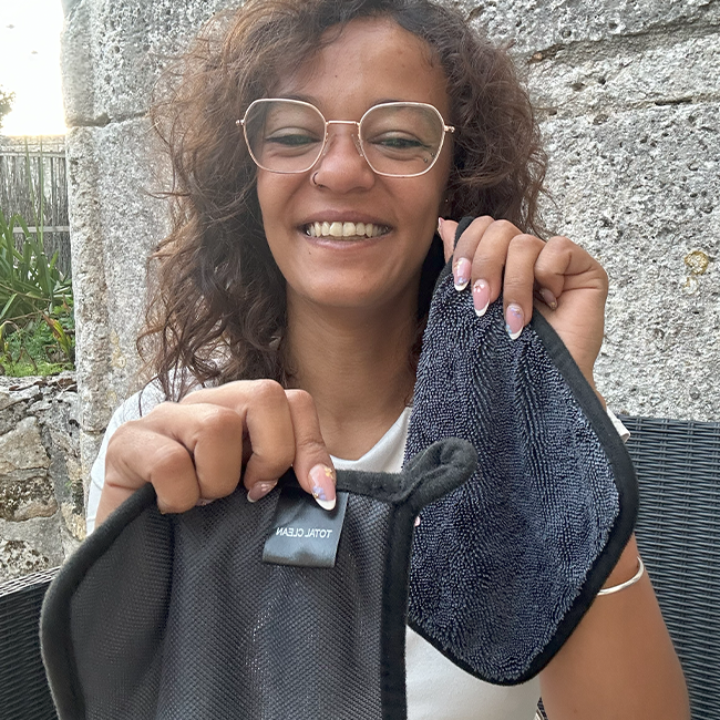 TotalClean Mini - Microfiber cloth for glasses, smartphones & screens