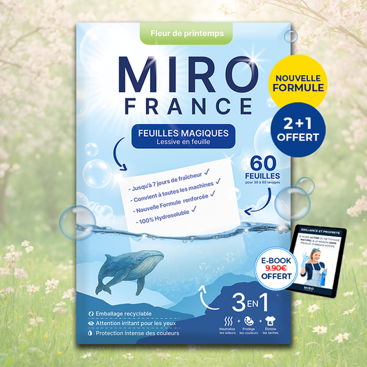 MIRO Clean - Lessive en Feuilles