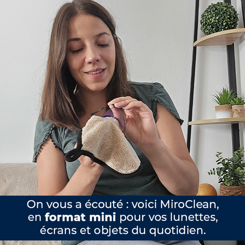 MiroClean Mini – Mikrofasertuch für Brillen, Smartphones und Bildschirme
